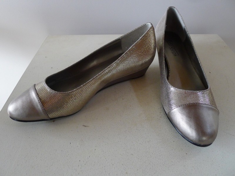 pewter court shoes